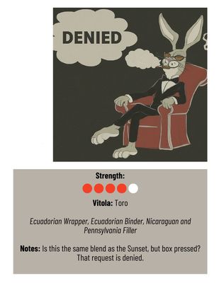 Denied Box (21 Cigars)