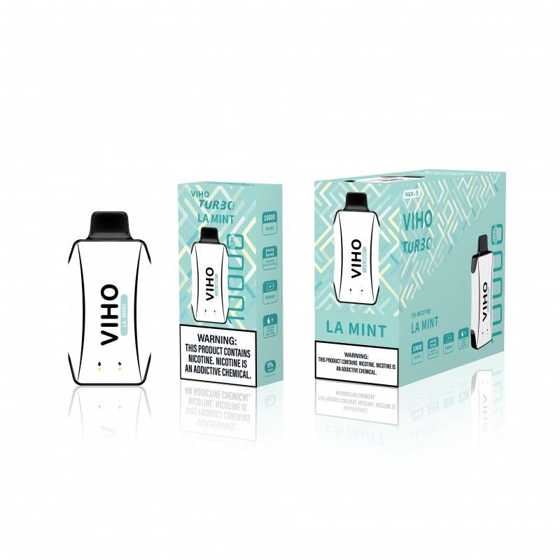 Viho turbo 10k 5% Disposable, Flavor: LA mint