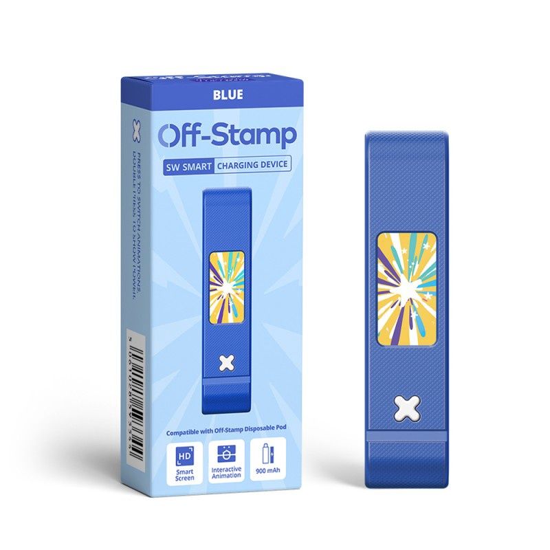 Off-Stamp Replacement Battery, Flavor: blue