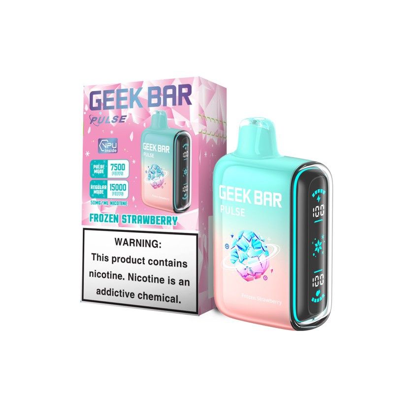 GeekBar Pulse 15k 5% Disposable, Flavor: frozen strawberry