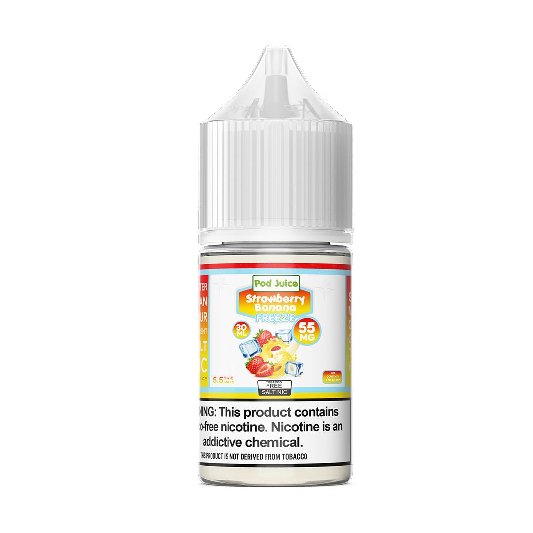 Pod Juice Strawberry Banana Freeze Salt 30ml, Nicotine: 35mg
