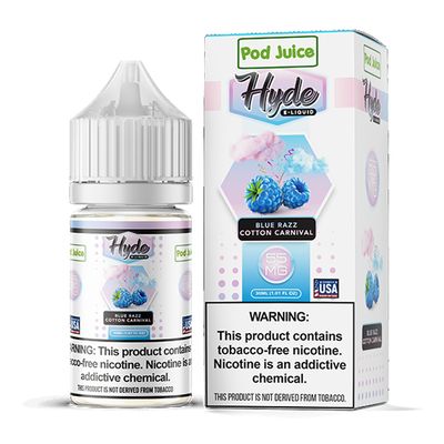 Hyde X Pod Juice Blue Razz Cotton Carnival Salt 30ml