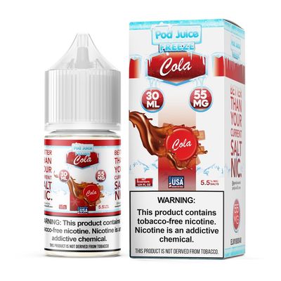 Pod Juice Cola Freeze Salt 30ml, Nicotine: 35mg