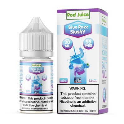 Pod Juice Blue Razz Slushy Salt 30ml