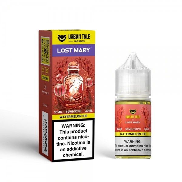 Urban Tale X Lost Mary Watermelon Ice Salt 30ml, Nicotine: 35mg