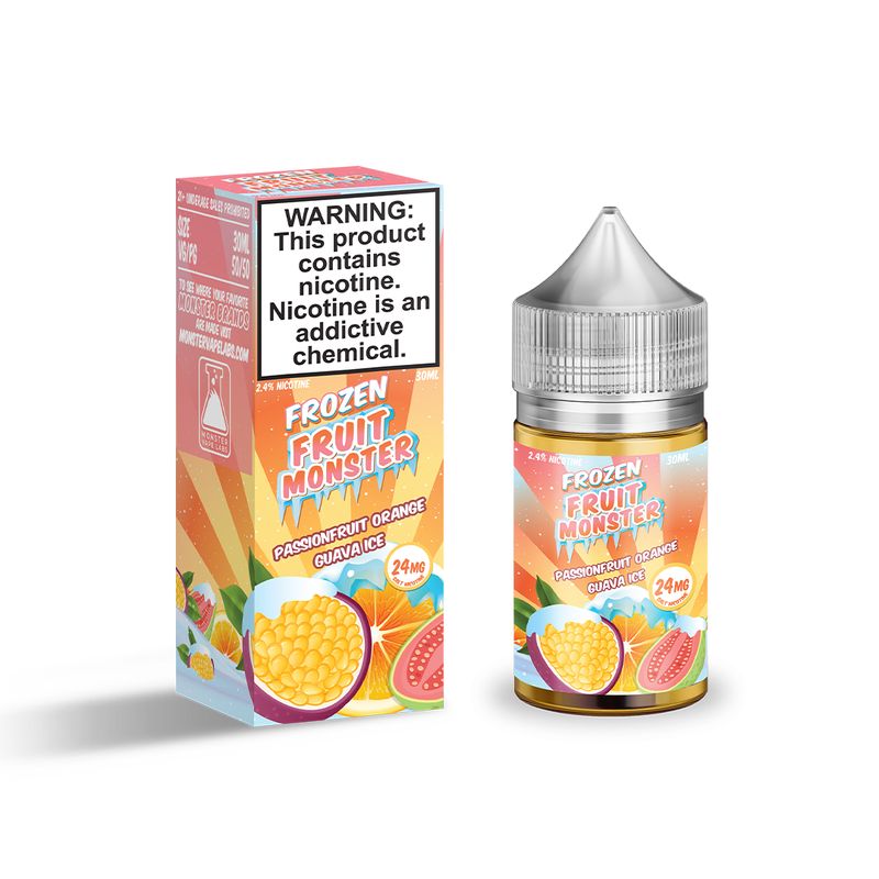 Frozen Fruit Monster Passionfruit Orange Guava Salt 30ml