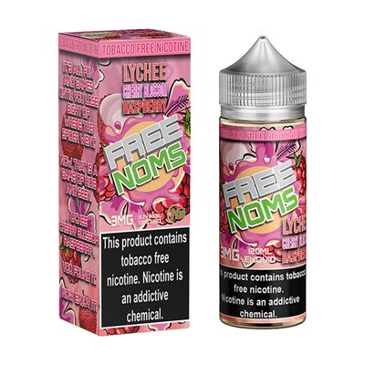 Free Noms Lychee Cherry Blossom Raspberry 120ml