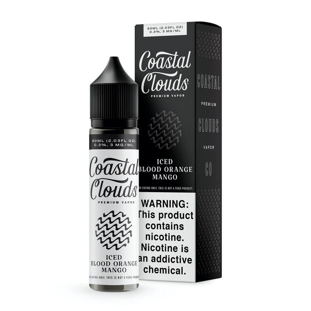 Coastal Clouds Iced Blood Orange Mango 60ml, Nicotine: 0mg