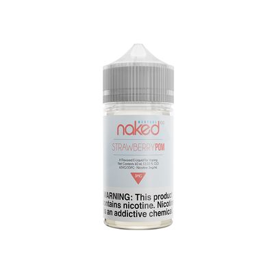 Naked Menthol Strawberry Pom 60ml