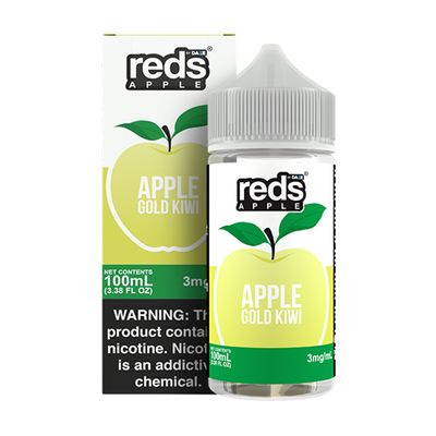 Reds Apple Gold Kiwi 100ml, Nicotine: 0mg