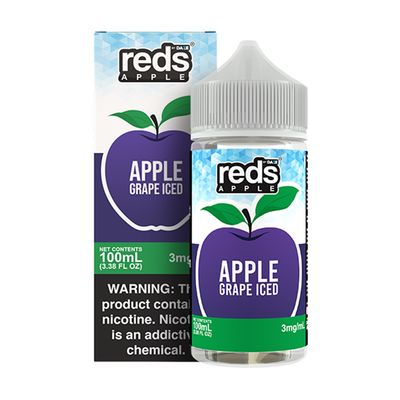 Reds Apple Grape Iced 100ml, Nicotine: 0mg