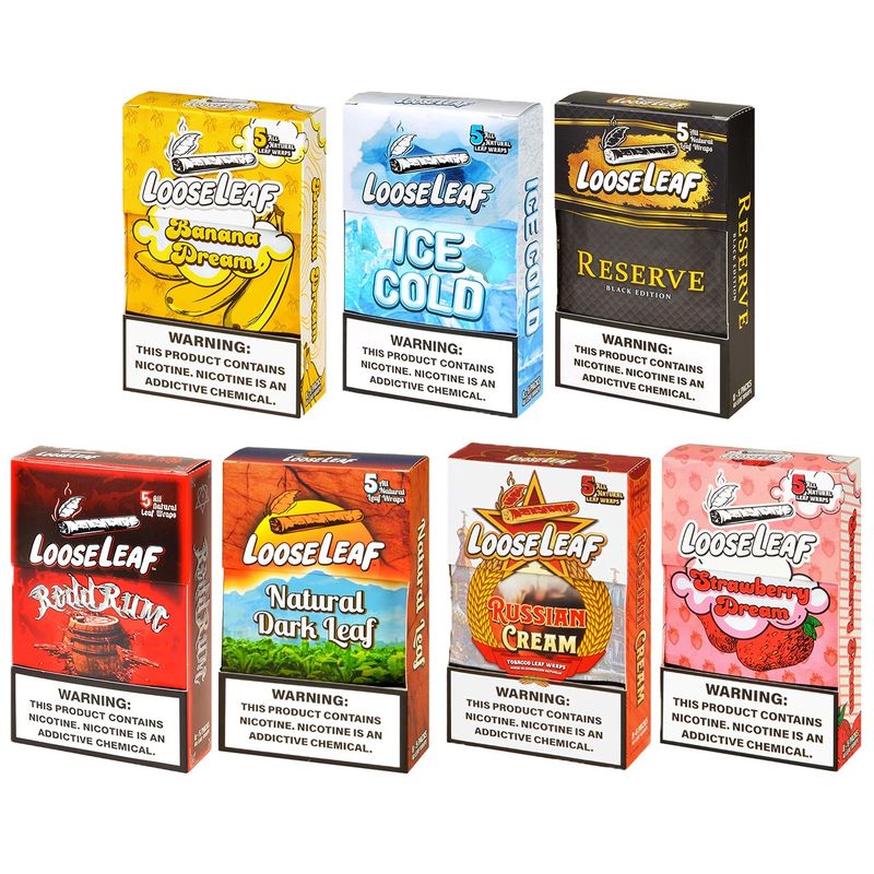 Loose Leaf Tobacco Wraps 5pk