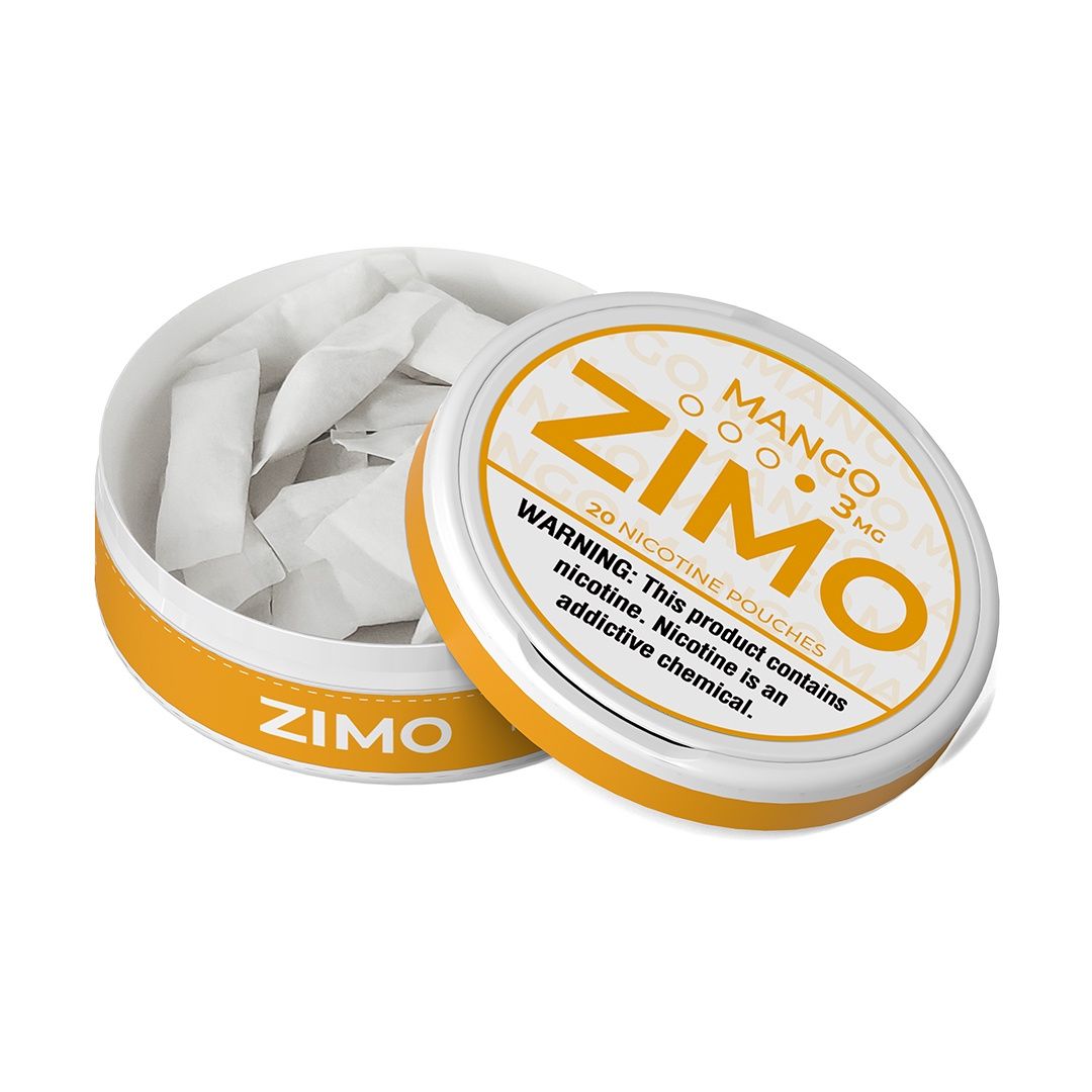 Zimo Nicotine Pouches 20pk, Flavor: mango, Nicotine: 3mg