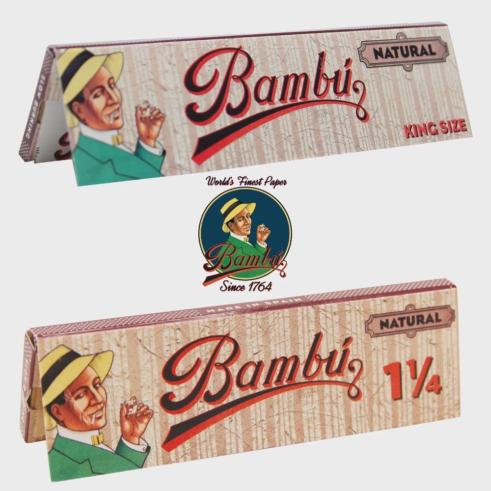 Bambu Natural Rolling Papers, Size: 1 1/4