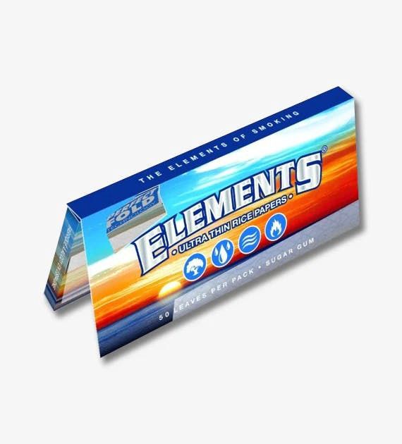 Elements Ultra Thin Rolling Papers, Size: 1 1/4