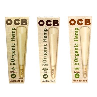 OCB Organic Hemp Cones, Size: 1 1/4