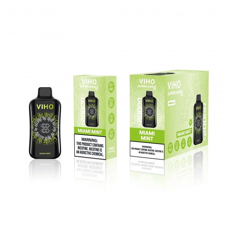 Viho Supercharge Pro 20k 5% Disposable, Flavor: miami mint