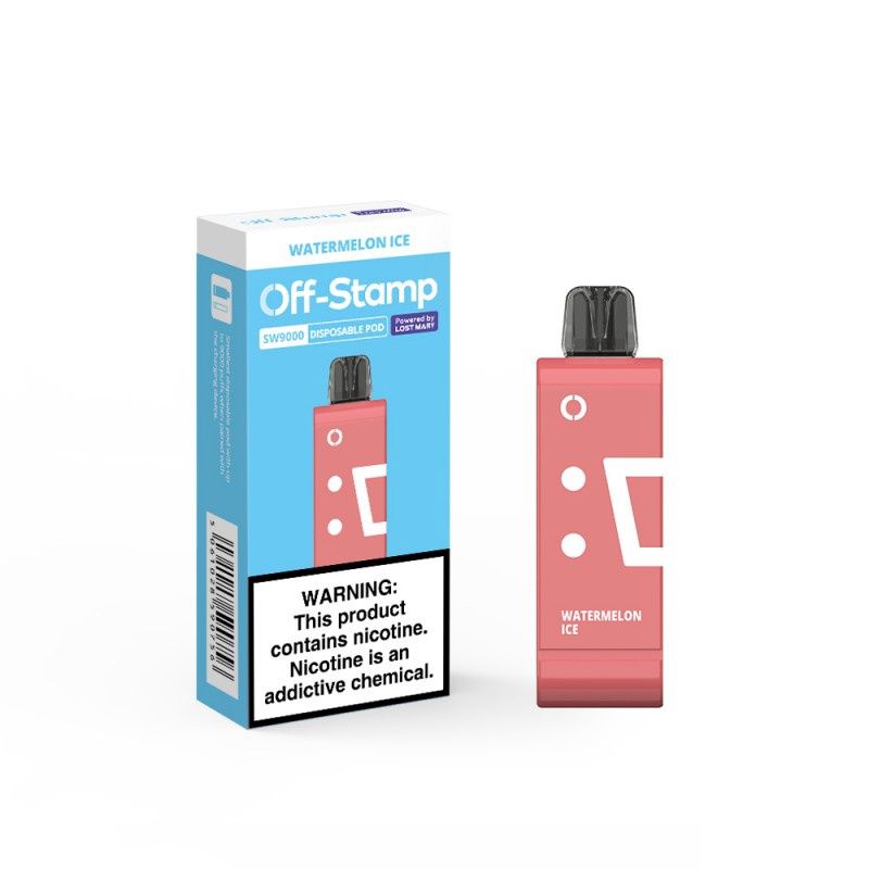 Off-Stamp SW9000 Pod Only 5% Disposable, Flavor: watermelon ice