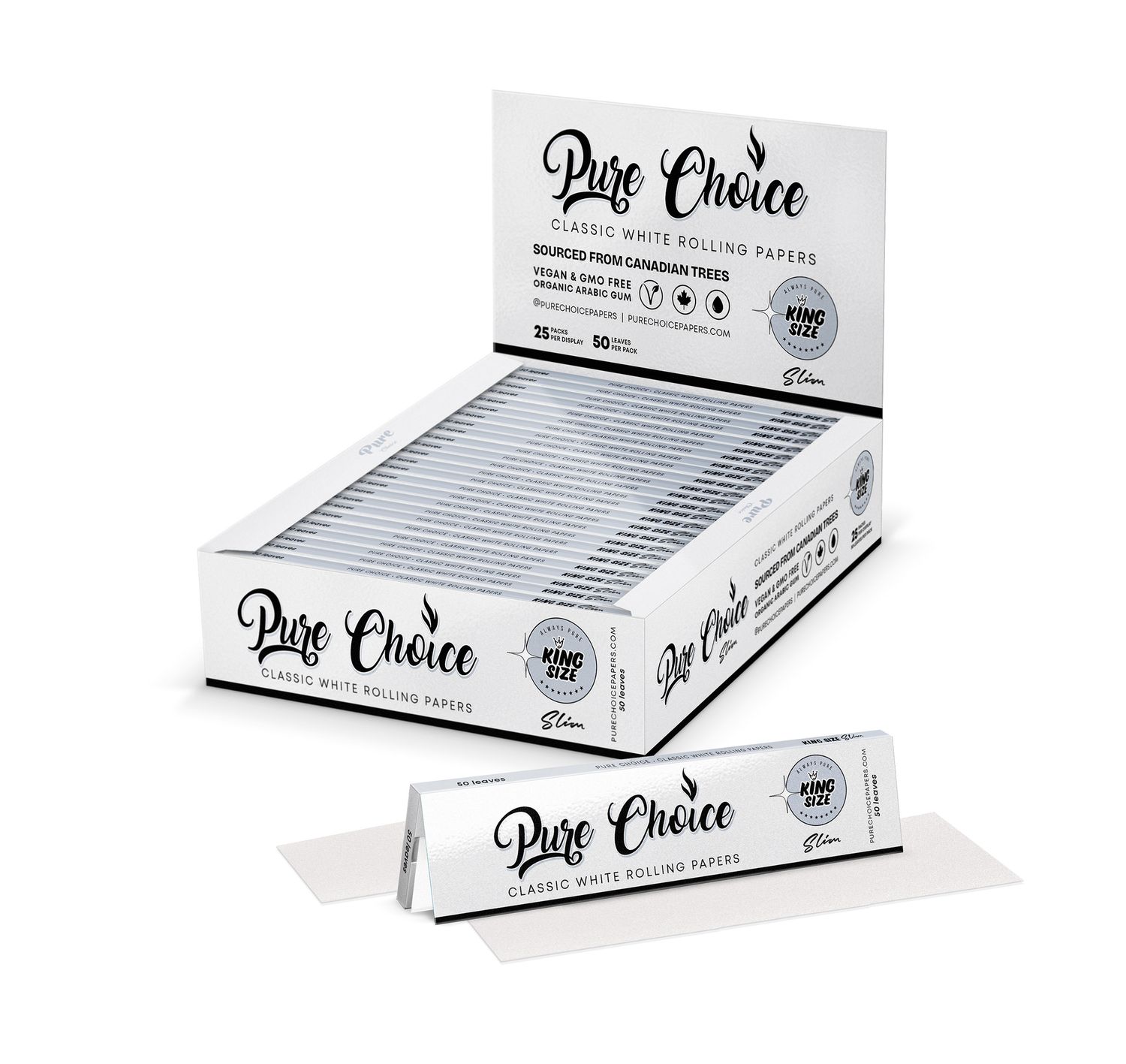 Pure Choice White Rolling Papers