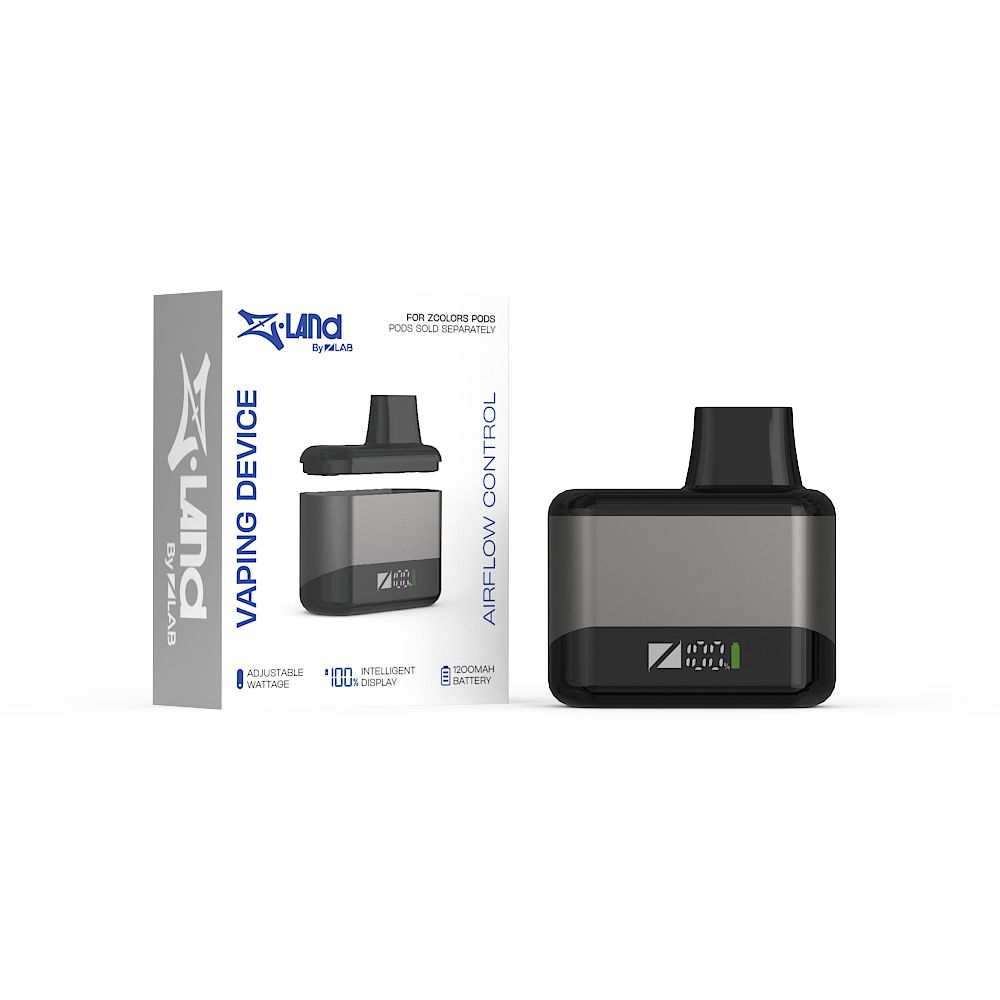 Z Land Vape Device by Z Lab, Colour: gray