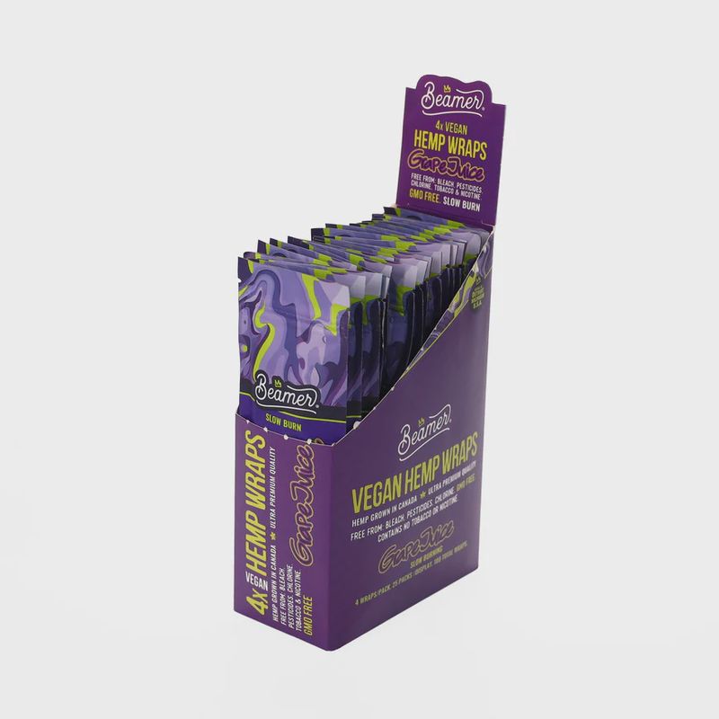 Beamer Flavored Vegan Hemp Wraps 4pk