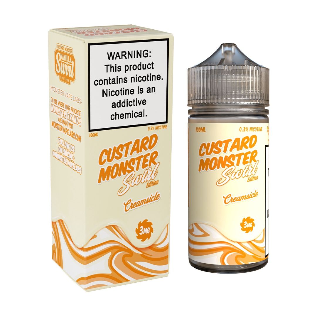 Custard Monster Creamsicle 100mg, Nicotine: 3mg