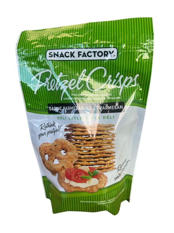 Garlic Parmesan Deli Style Pretzel Crisps