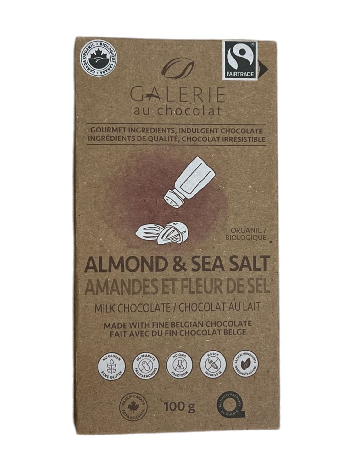 Almond & Sea Salt Milk Chocolate
