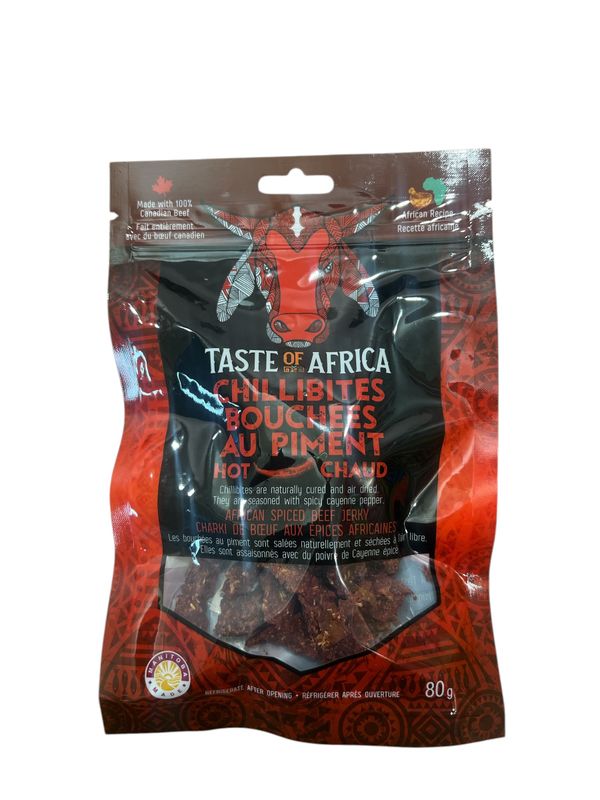 Chilli Bites - African Seasoned Beef Jerkey