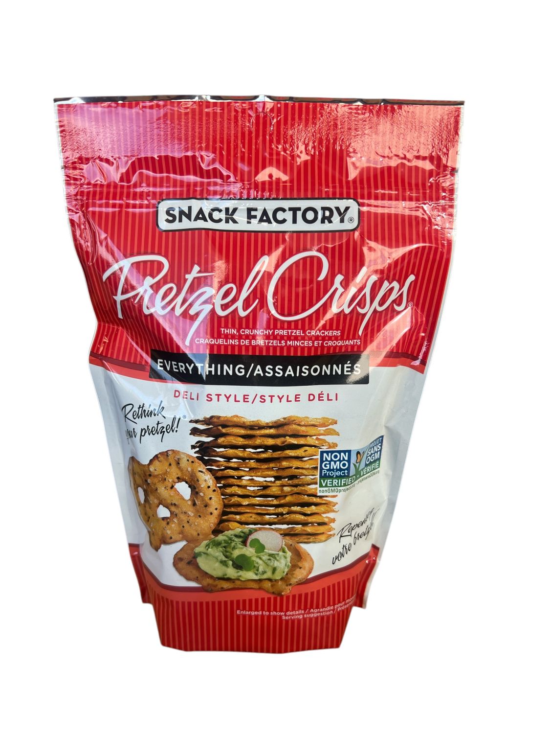 Everything Seasoned Deli Style Pretzel Crisps