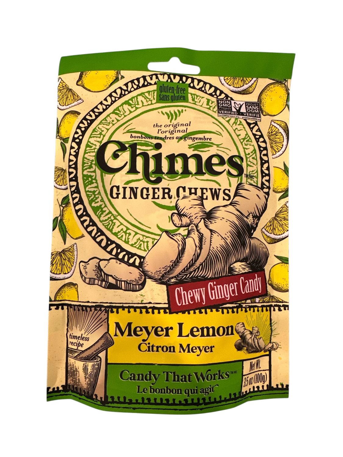 Meyer Lemon Ginger Chews