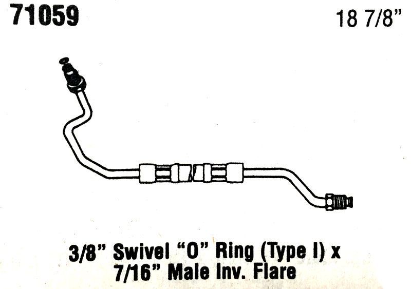 71059 power Steering Hose