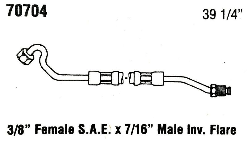 70704 Power Steering Hose