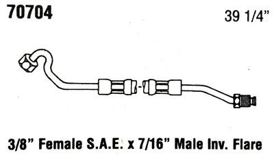 70704 Power Steering Hose
