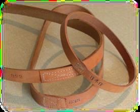 842 Flat Leather Fan belt