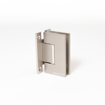 Wall to Glass "H" Back Plate Heavy Duty Hinge