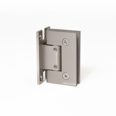 Wall to Glass "H" Back Plate Adjustable Heavy Duty Hinge
