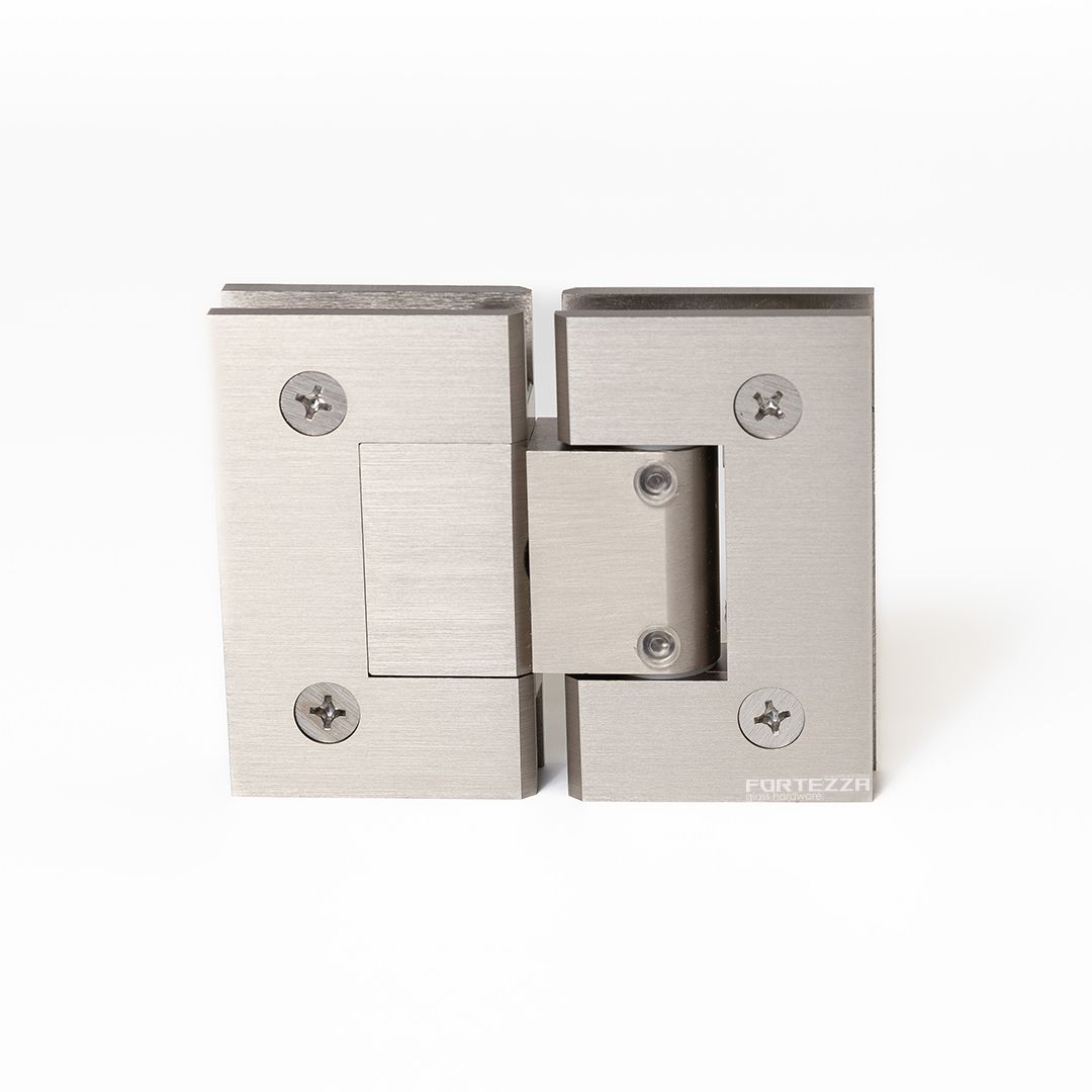 180 Degree Glass to Glass Adjustable Heavy Duty Hinge