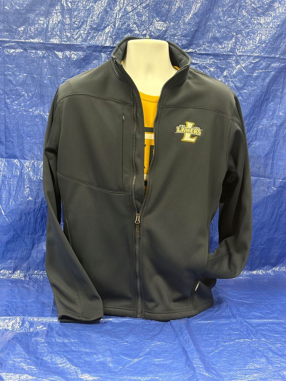 Lakers Athletic "L"  Flash Jacket W/Zip Pockets