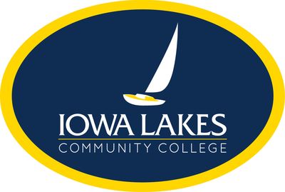 Oval Iowa Lakes Decal