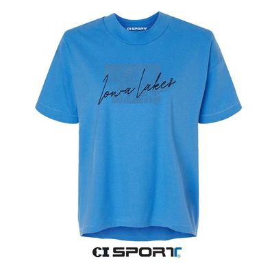Ladies Hi-Lo Women&#39;s Tee - Tradewind Blue