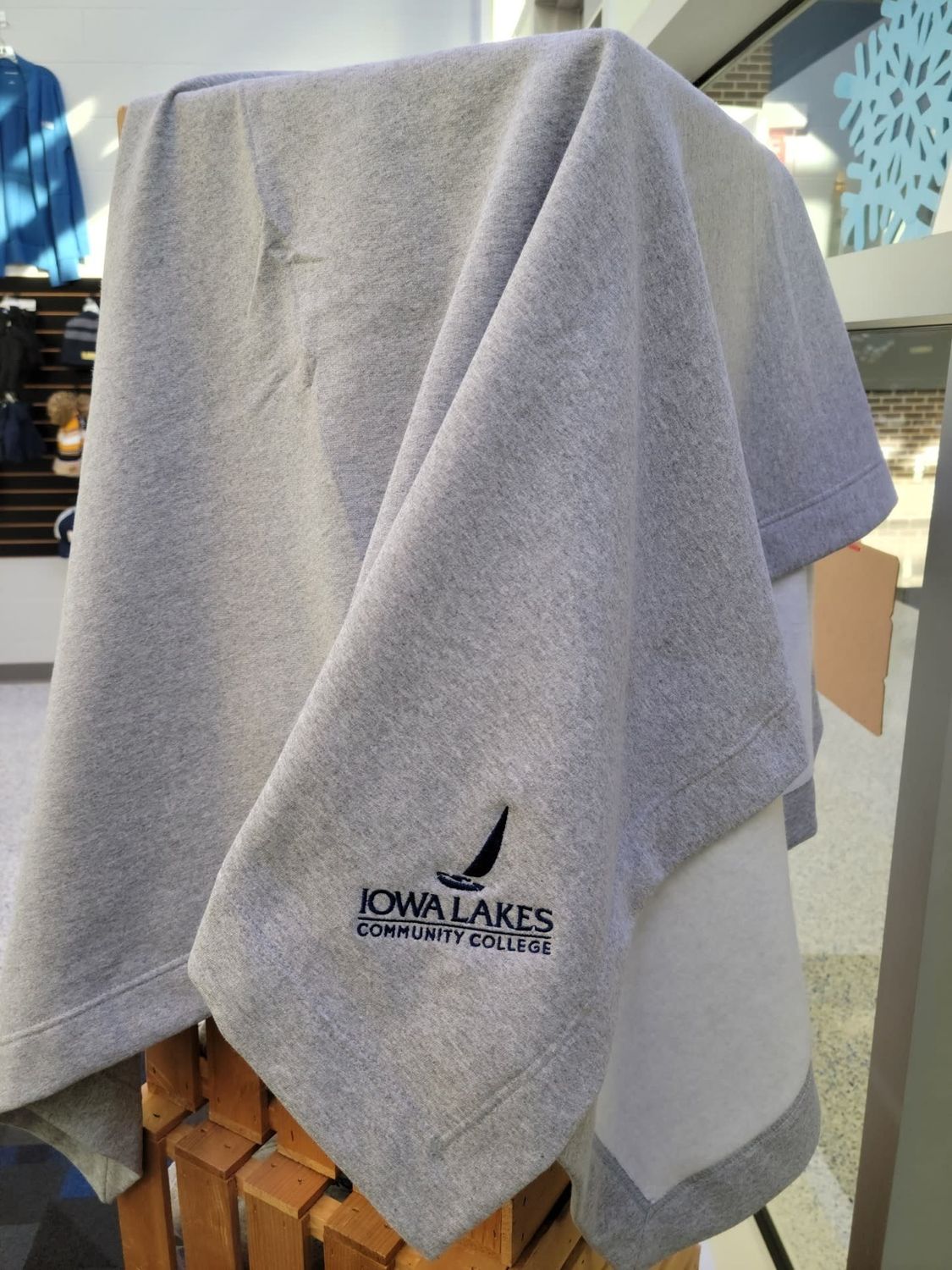 Iowa Lakes Sweatshirt Blanket 50&quot; X 60&quot;