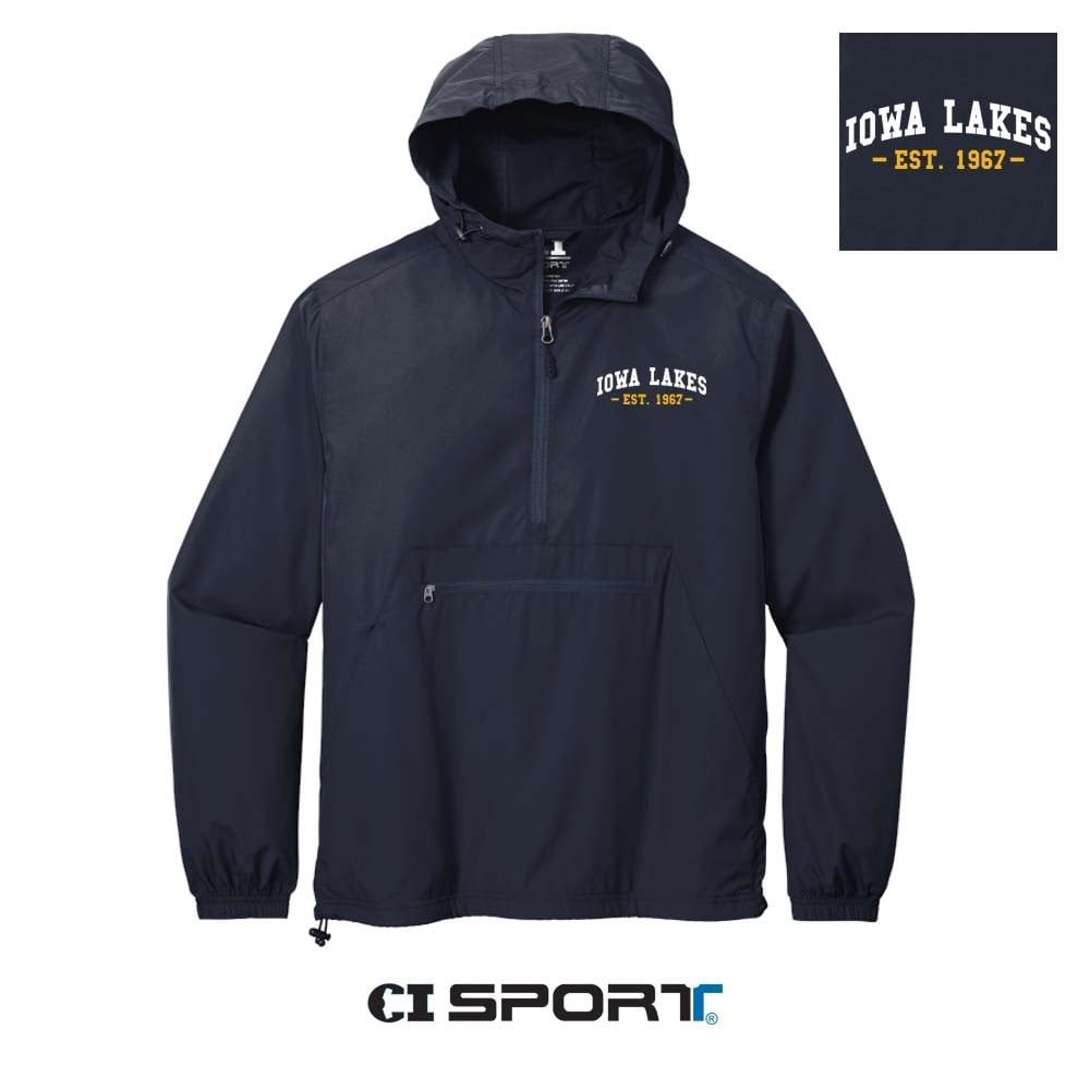 Sport Tek Packable Anorak/Iowa Lakes Est. 1967