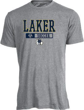 Soccer Captain Jack Tee, Color: Sports Grey, Size: XS, Type: SS