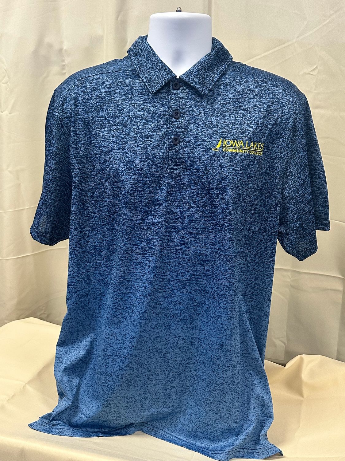 Ombre Heather Polo ST671 Blue/Navy