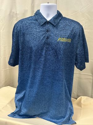 Ombre Heather Polo ST671 Blue/Navy