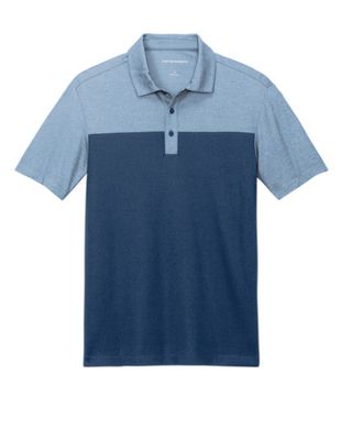 Pique Blend Blocked Agean Polo