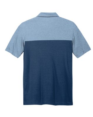 Pique Blend Blocked Agean Polo
