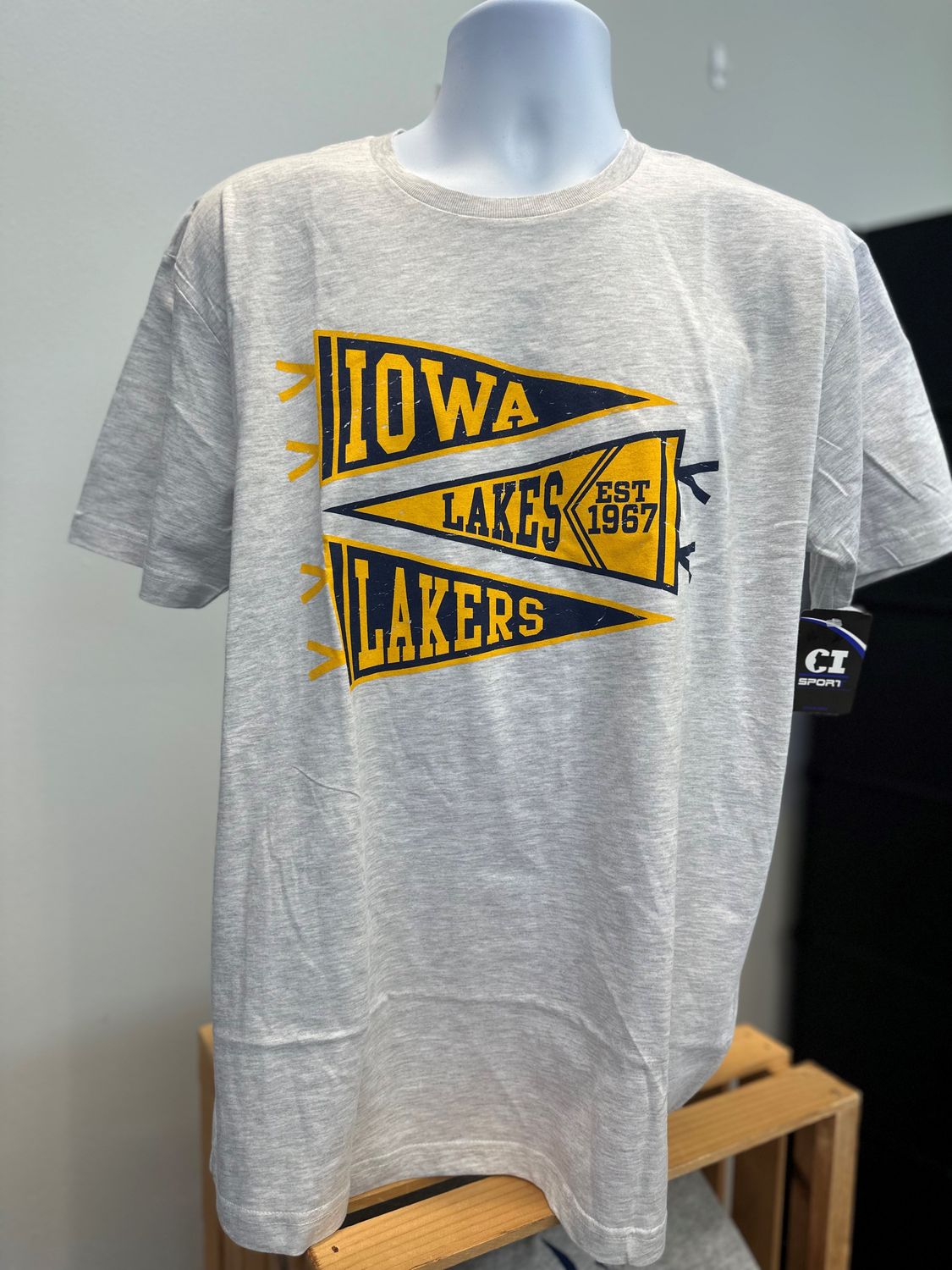 Iowa Lakes LAKERS Pennant EST 1967