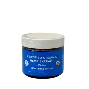 1500mg Certified Organic Cream - Unscented